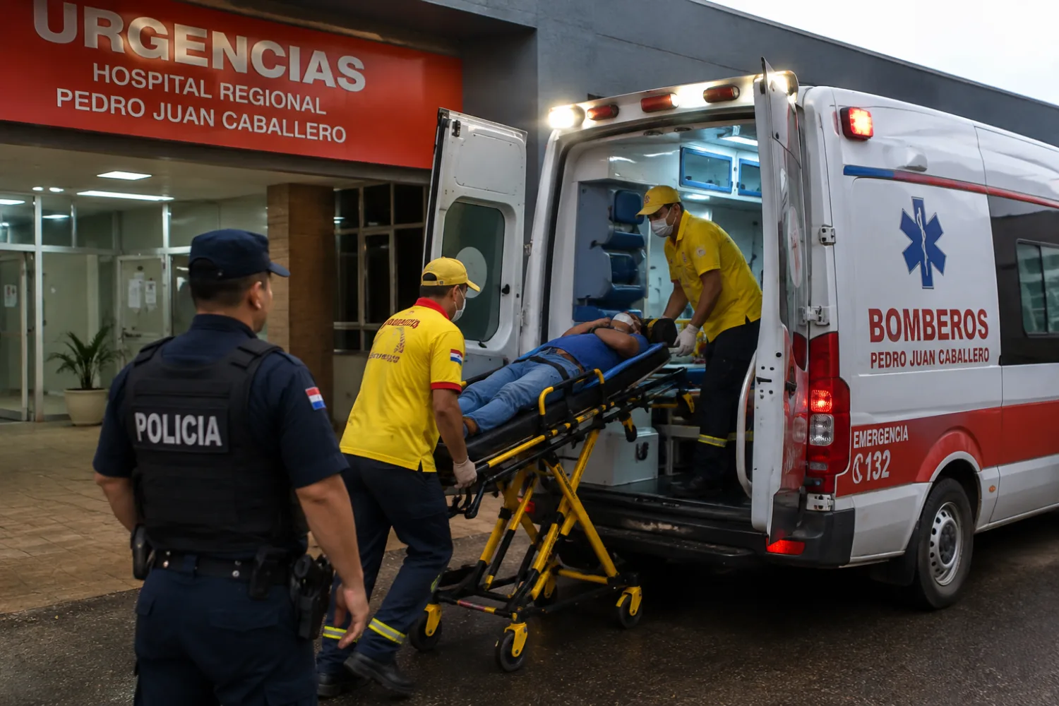 Médico brasileño es auxiliado tras un incidente en un inquilinato de Pedro Juan Caballero