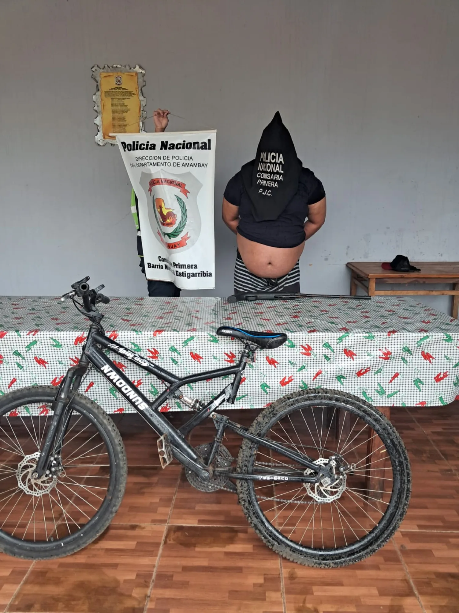 "Gordinho" huyó en bicicleta tras ser perseguido por la Policía