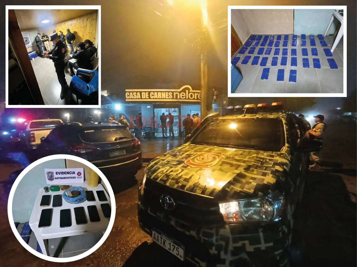 ¡Sorpresa entre las carnes! Encuentran 43 panes de cocaína en una carnicería