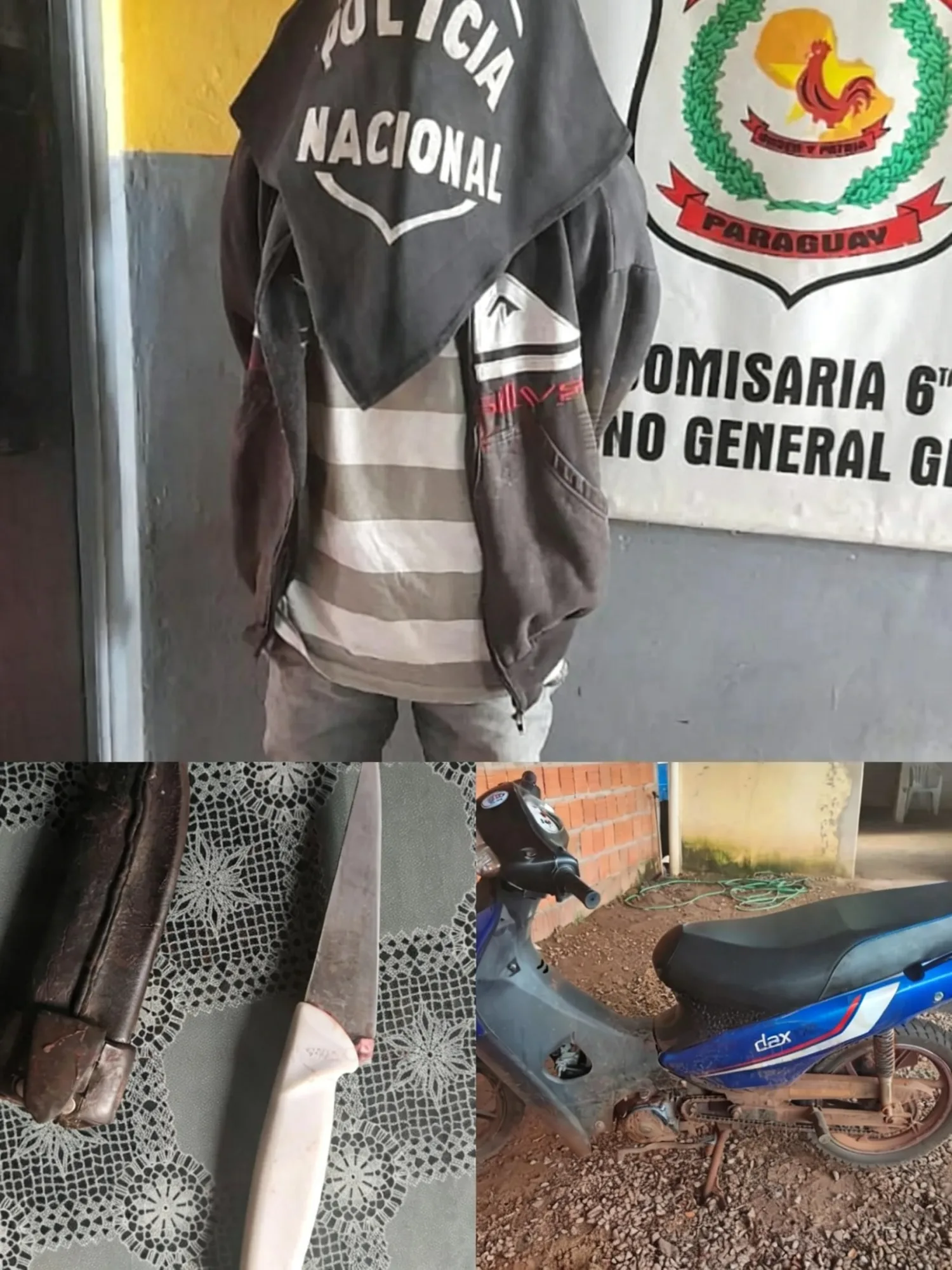 Tenía arresto domiciliario por homicidio y fue detenido en la vía pública