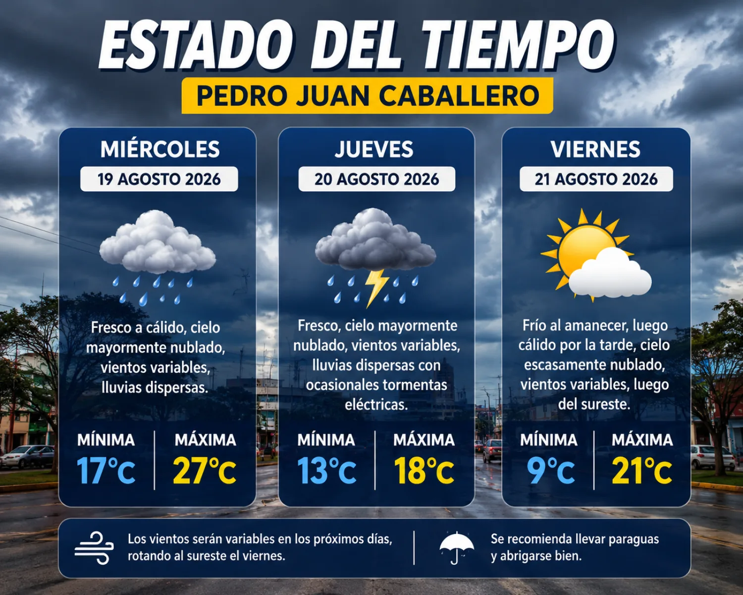 El frío vuelve con fuerza tras una jornada de lluvias dispersas