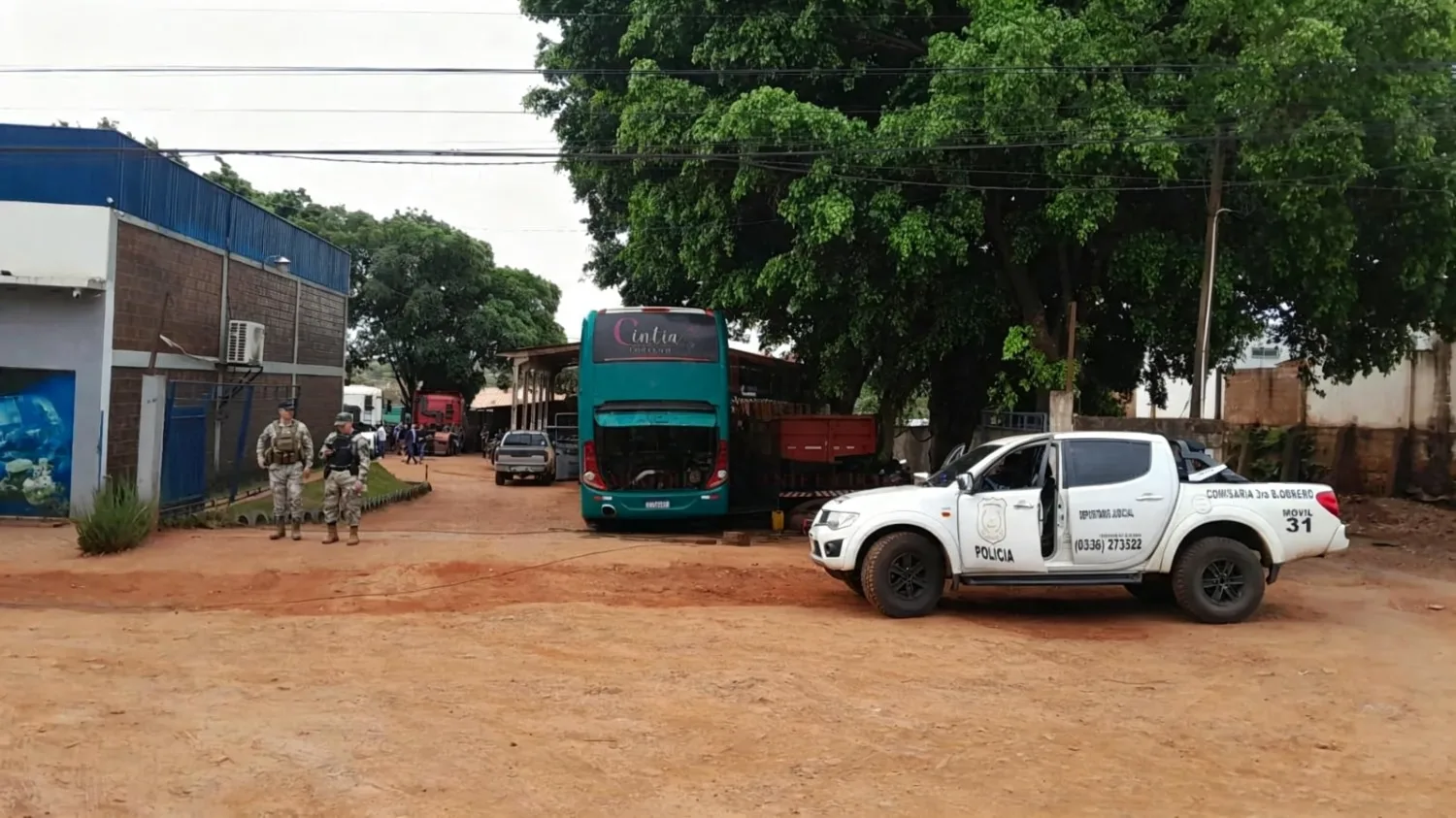 Investigan presuntas adulteraciones de camiones durante allanamiento en Pedro Juan Caballero