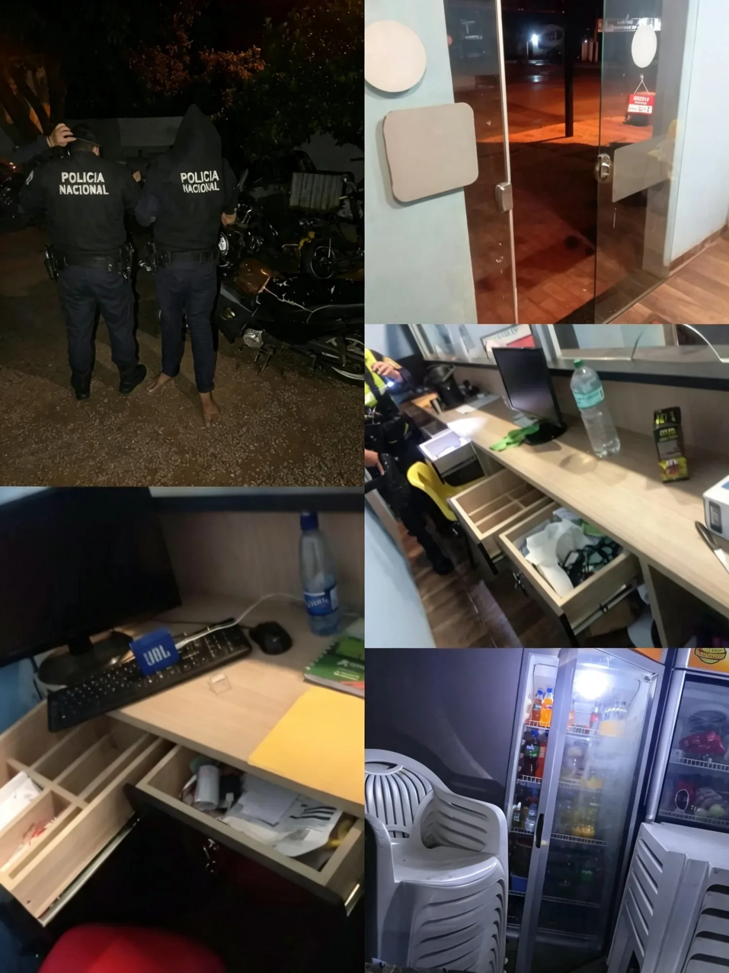 Lo sorprenden dentro de un local comercial y termina aprehendido tras una persecución