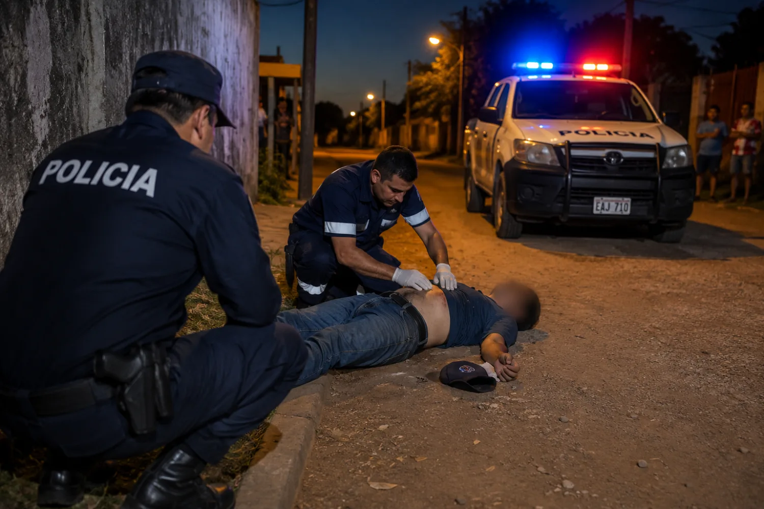 Investigan ataque con arma blanca que dejó herido a un joven en la Fracción Mangal