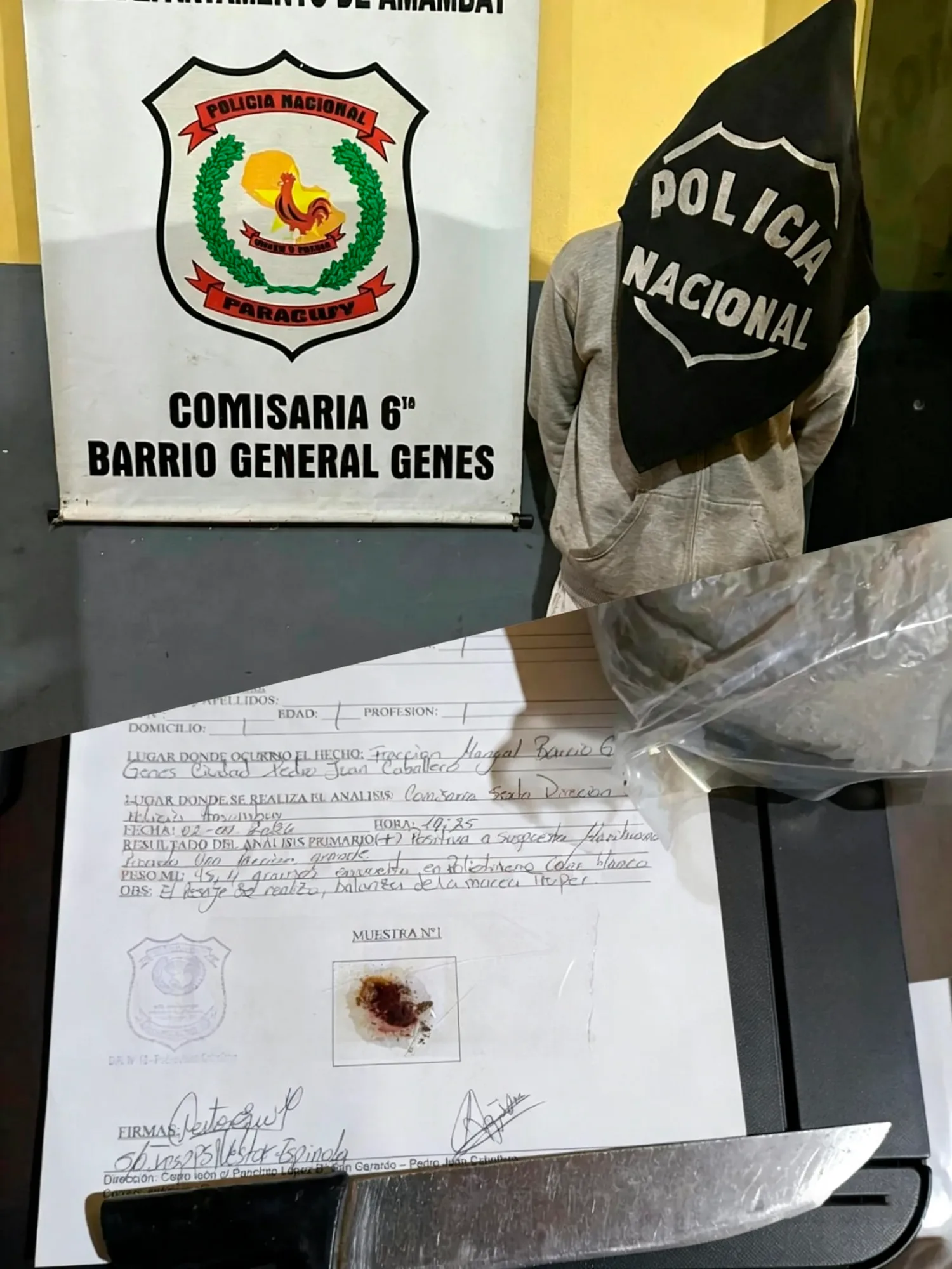 Cae joven con casi 100 gramos de marihuana tras intentar huir de la Policía
