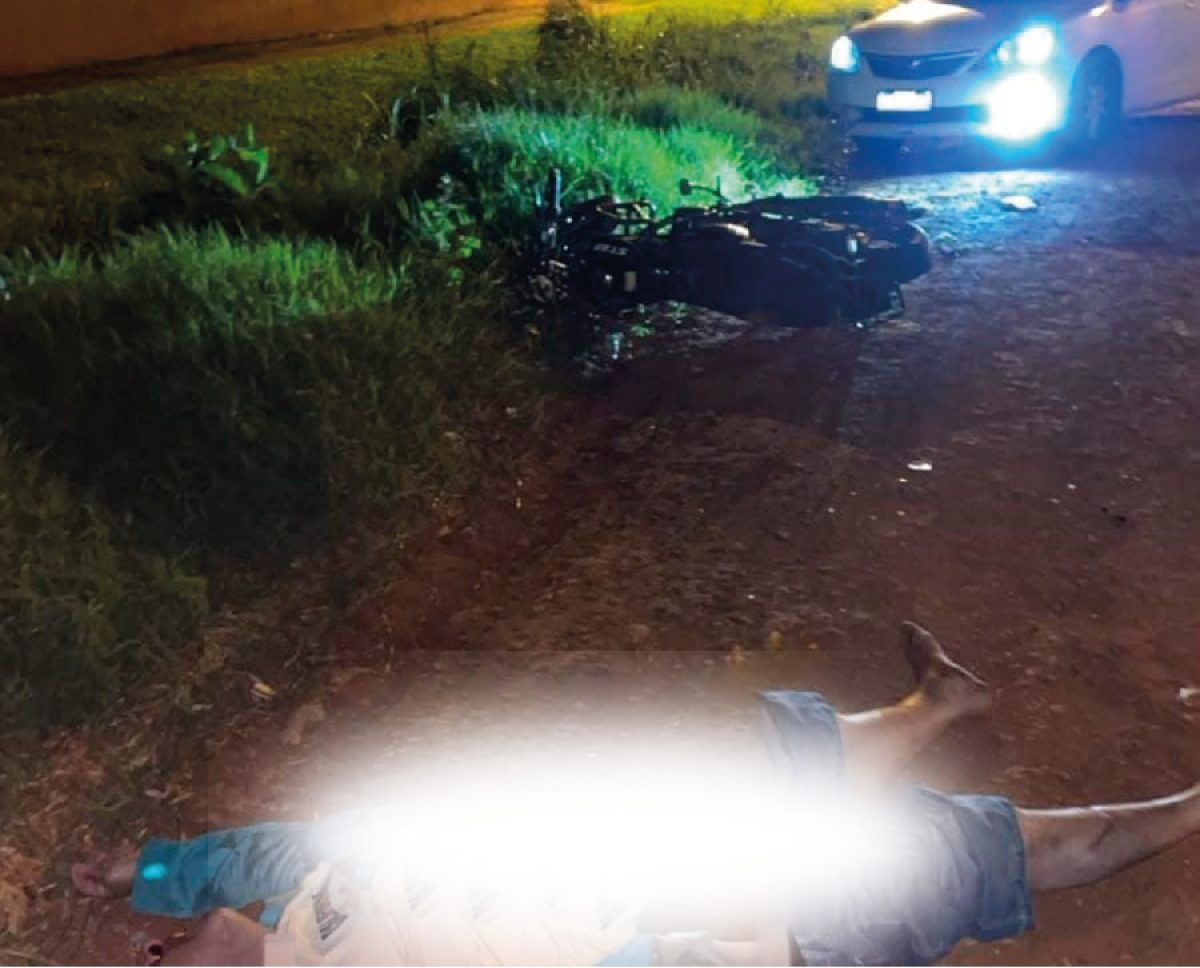 Fatal accidente: motociclista pierde la vida durante la madrugada en la Ruta PY05