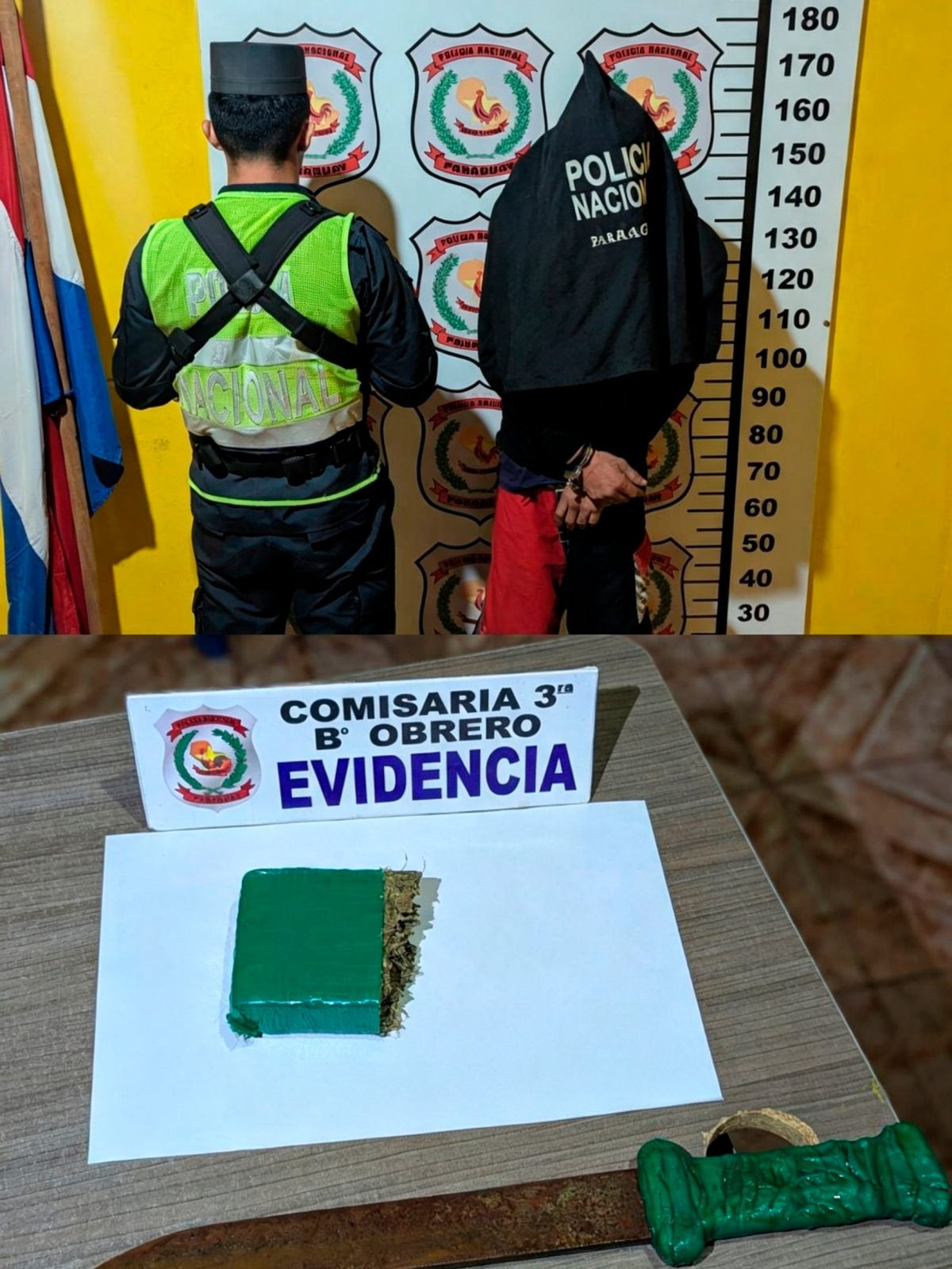 Intentó escapar de la Policía y terminó con 255 gramos de marihuana en su poder
