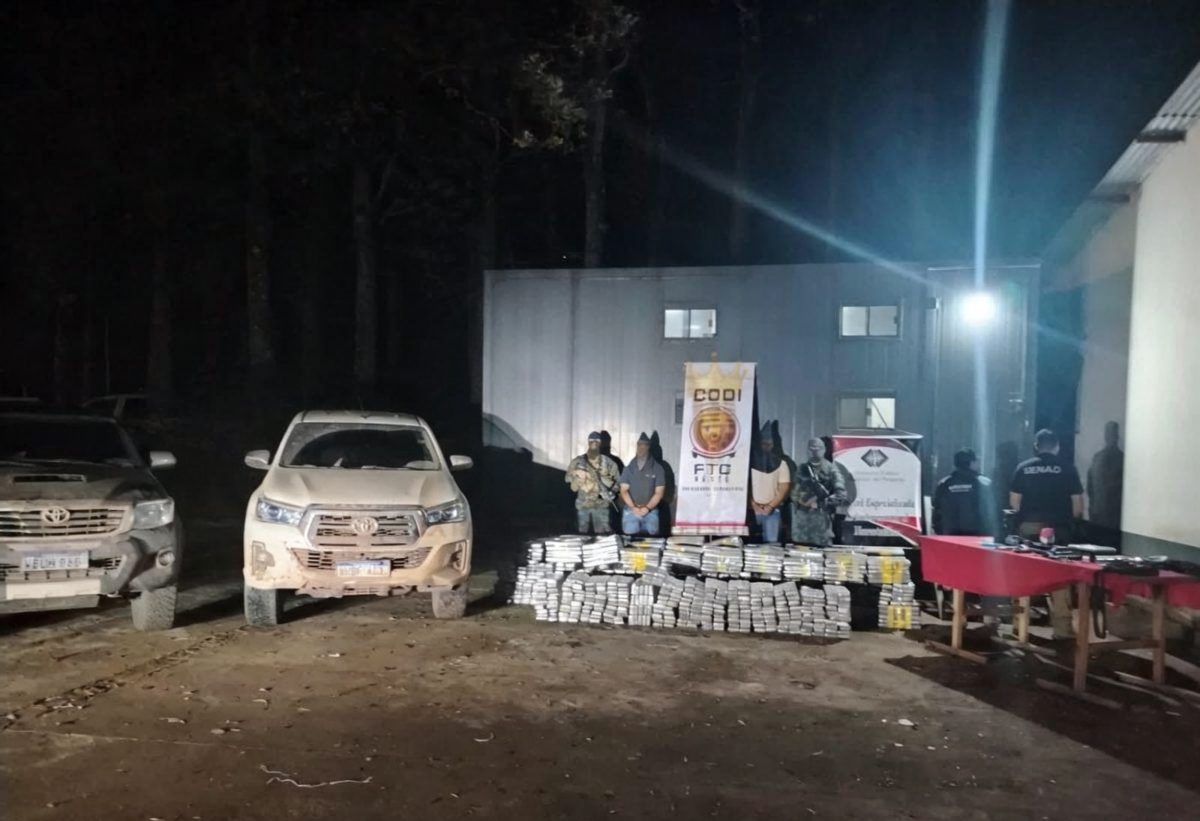 Operativo antidrogas deja más de 2.100 kilos de marihuana incautados en Bella Vista Norte