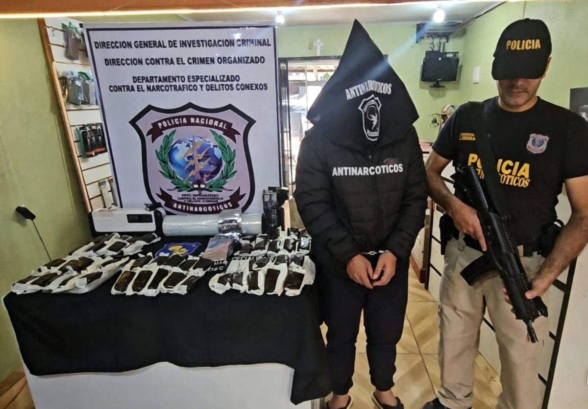 Operativo Antinarcóticos termina con un detenido y más de 5 kilos de marihuana incautados