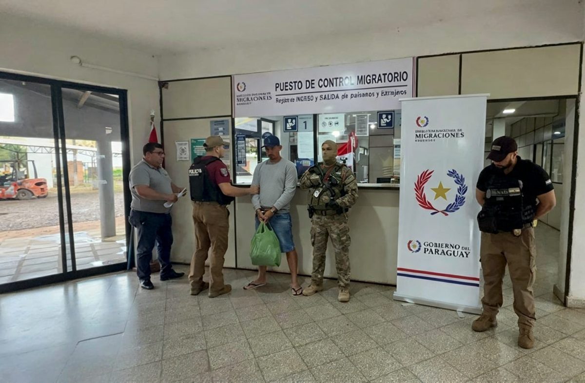 De Capitán Bado a Brasil: expulsan a alias “Careca”presunto miembro del Comando Vermelho