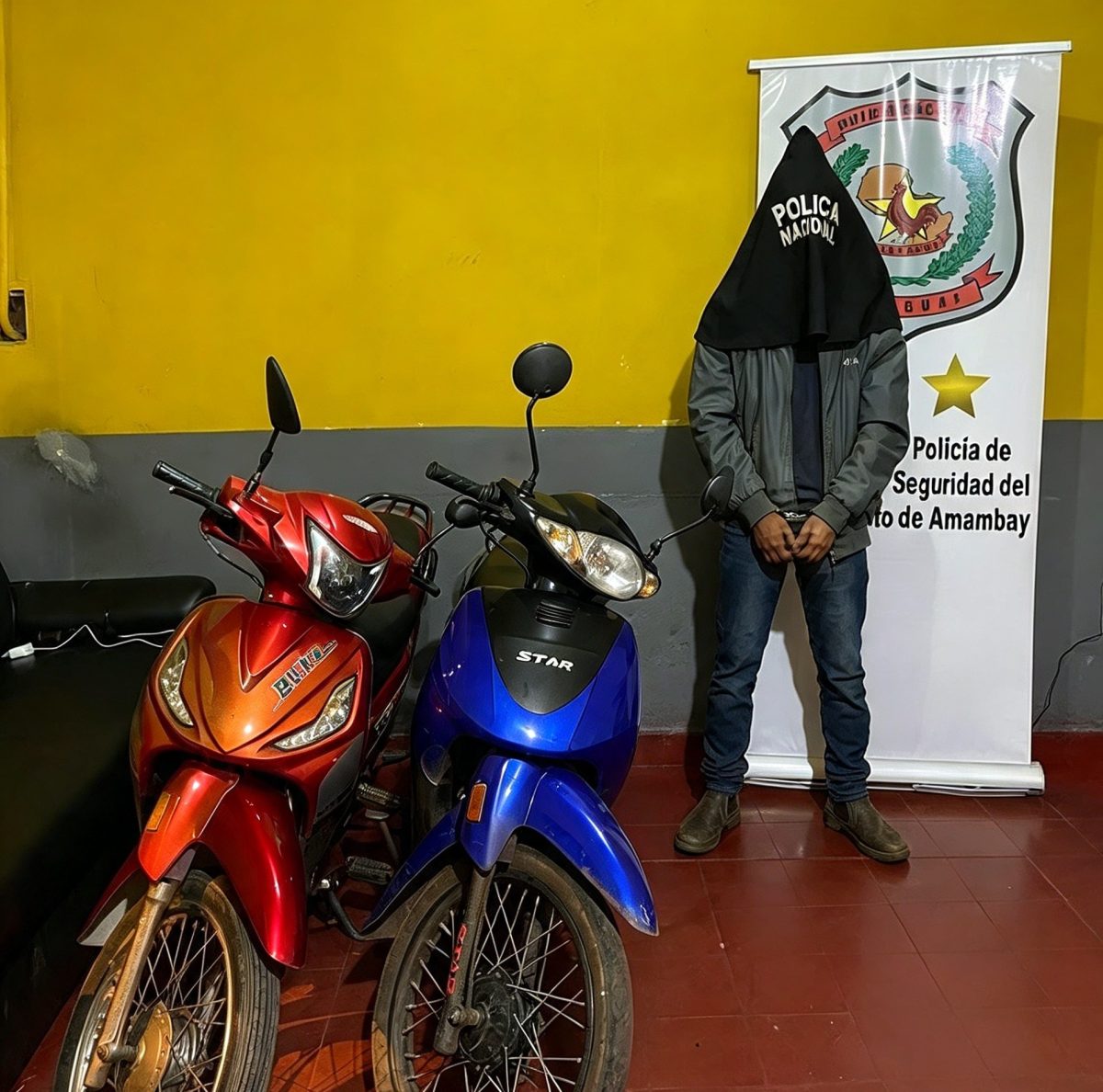 Intentó escapar de la Policía, se refugió entre viviendas y terminó aprehendido